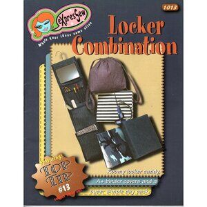 Express Sew Locker Combinations Locker Caddy Sewing Patterns 2002